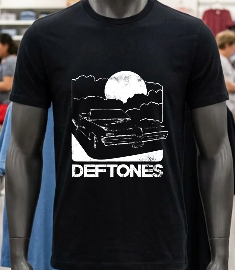 Deftones Car Mom Retro Shirt - balck-shirt Deftones Car Mom Retro Shirt Balck Shirt