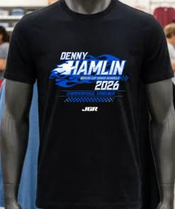 Denny Hamlin Nascar Cup Series Schedule 2026 Chesterfield Virginia Shirt