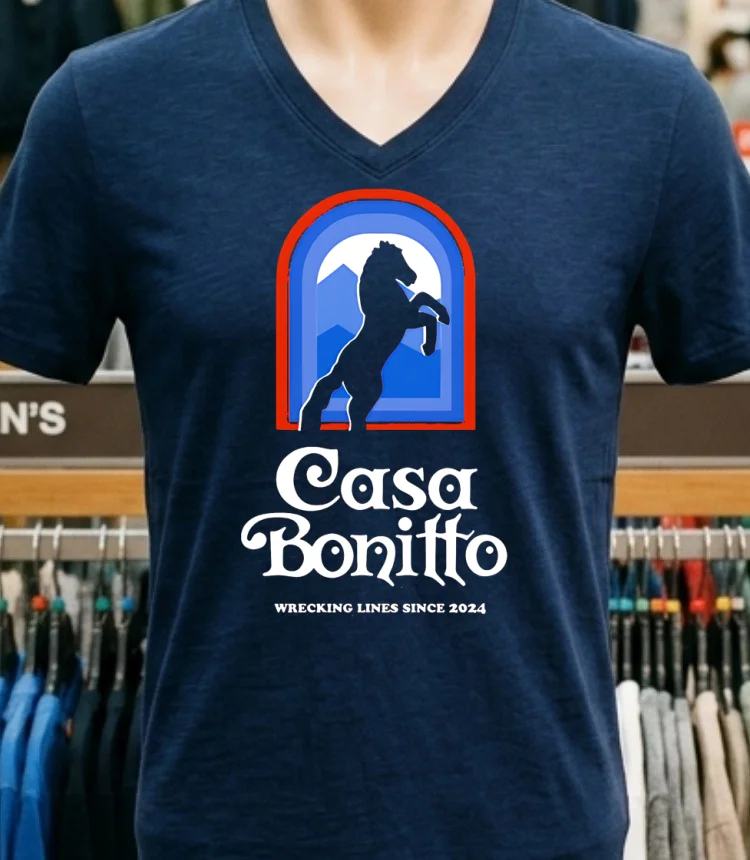 Denver Broncos Casa Bonitto Wrecking Lines Since 2024 Shirt - navy-shirt Denver Broncos Casa Bonitto Wrecking Lines Since 2024 Shirt Navy Shirt 1