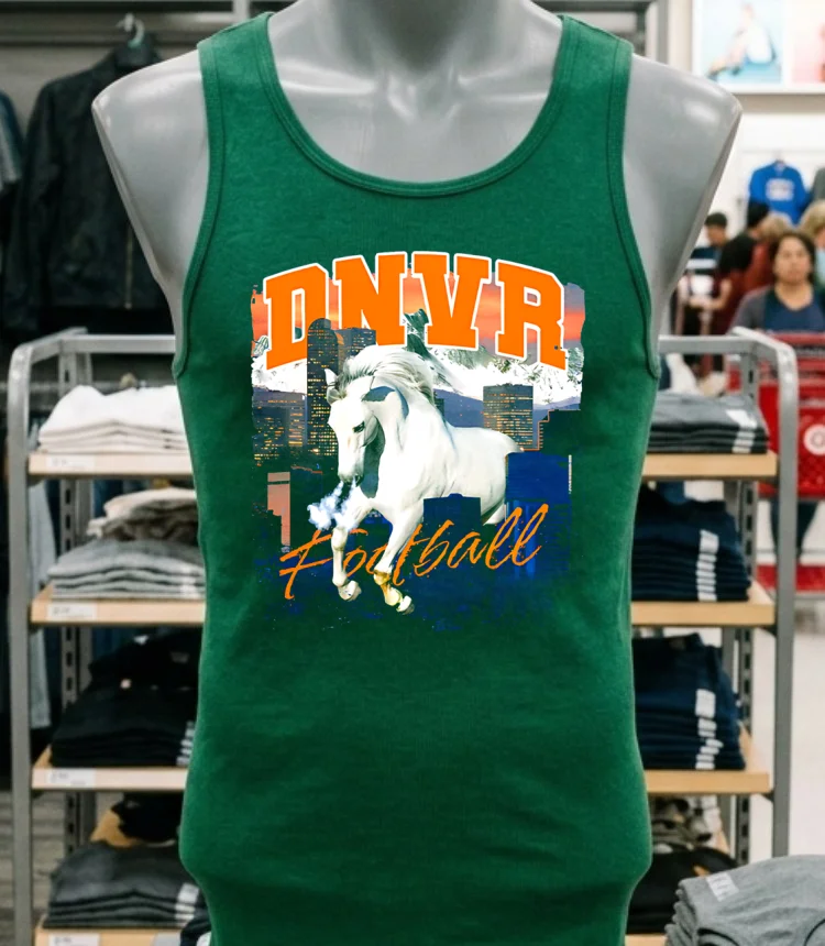 Denver Broncos Dnvr Football Shirt - green-shirt Denver Broncos Dnvr Football Shirt Green Shirt