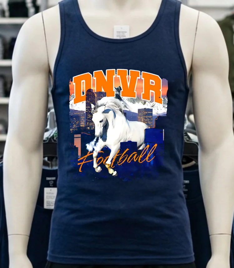 Denver Broncos Dnvr Football Shirt Navy Shirt
