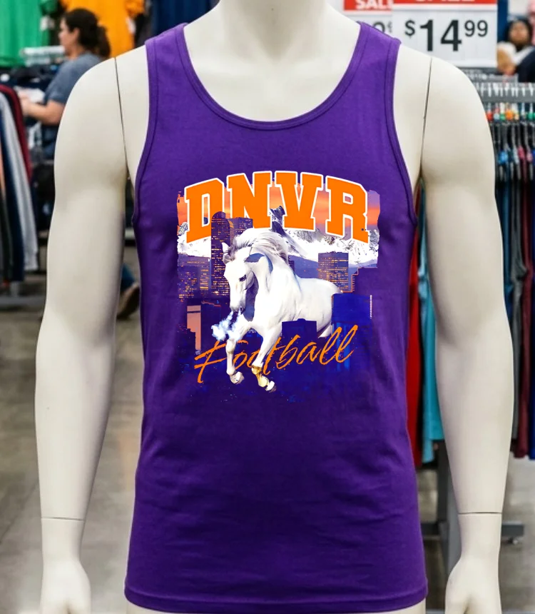 Denver Broncos Dnvr Football Shirt - purple-shirt Denver Broncos Dnvr Football Shirt Purple Shirt