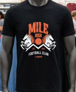 Denver Broncos Dnvr Mile High Fc Football Club Est 1960 Shirt