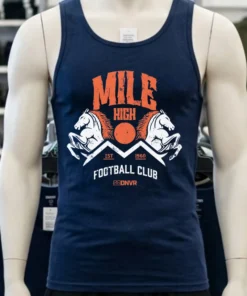 Denver Broncos Dnvr Mile High Fc Football Club Est 1960 Shirt