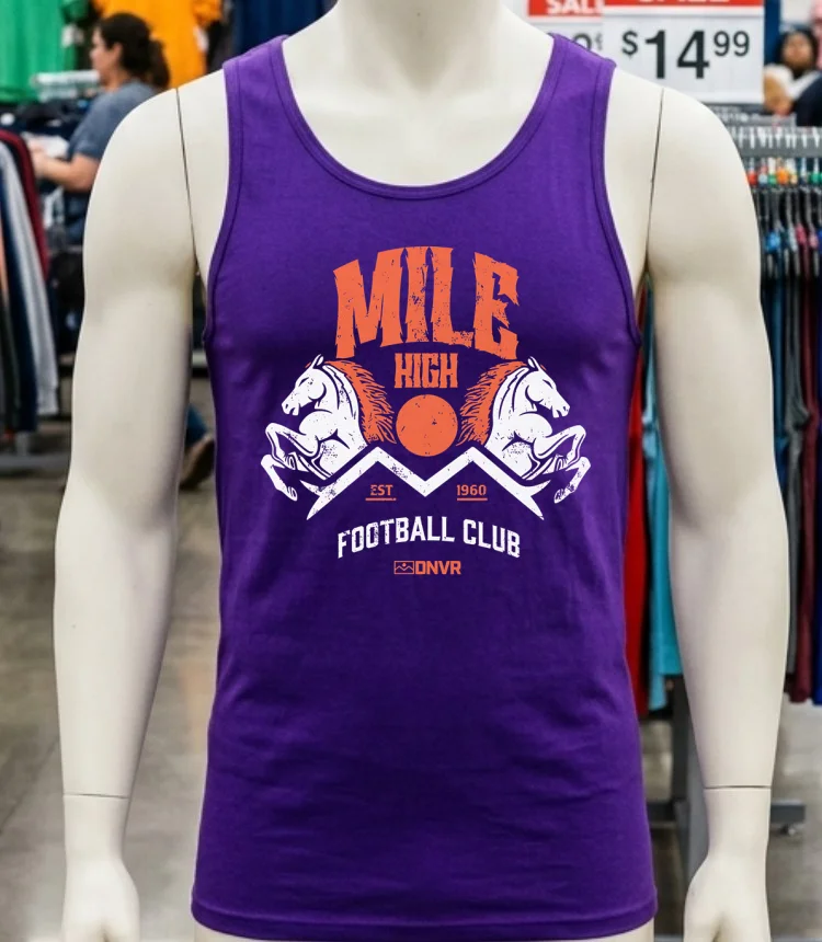 Denver Broncos Dnvr Mile High Fc Football Club Est 1960 Shirt - purple-shirt Denver Broncos Dnvr Mile High Fc Football Club Est 1960 Shirt Purple Shirt