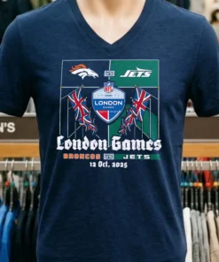 Denver Broncos Vs New York Jets 2025 London Nfl International Games Shirt