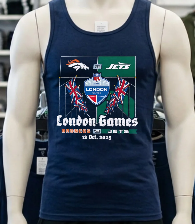 Denver Broncos Vs New York Jets 2025 London Nfl International Games Shirt - navy-shirt Denver Broncos Vs New York Jets 2025 London Nfl International Games Shirt Navy Shirt