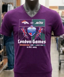 Denver Broncos Vs New York Jets 2025 London Nfl International Games Shirt