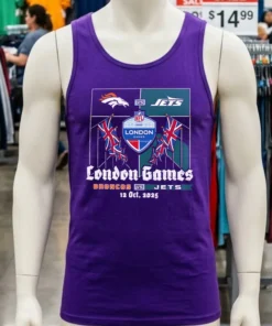 Denver Broncos Vs New York Jets 2025 London Nfl International Games Shirt