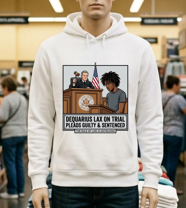Dequarius Lax Is On Trial In Court T Shirt White T Shirt 2