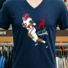 Derrick Henry Superstar Pose Alabama Football Signature Shirt Navy Shirt 1