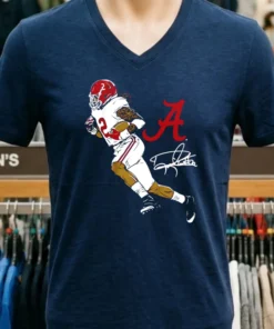 Derrick Henry Superstar Pose Alabama Football Signature Shirt