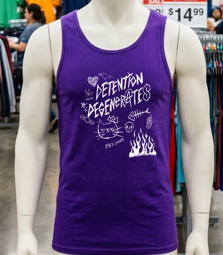 Detention Degenerate Est 2025 Shirt Purple Shirt