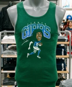 Detroit Lions Jahmyr Gibbs Cartoon Signature Shirt