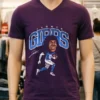 Detroit Lions Jahmyr Gibbs Cartoon Signature Shirt Purple Shirt