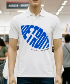 Detroit Lions Michigan Skyline Shirt