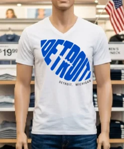 Detroit Lions Michigan Skyline Shirt