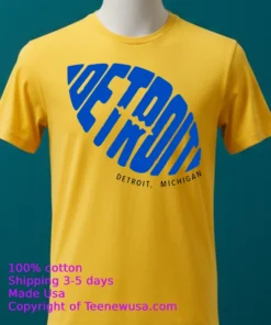 Detroit Lions Michigan Skyline Shirt