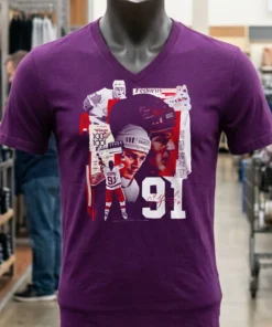 Detroit Red Wings X Sergei Fedorov Signature Red Shirt