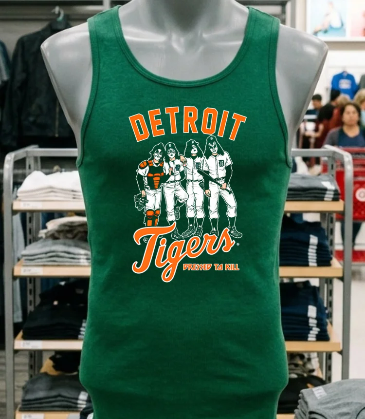 Detroit Tigers Dressed To Kill Shirt Green Shirt
