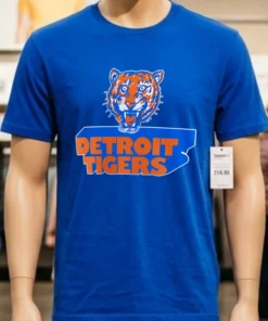 Detroit Tigers Logo Vintage Shirt