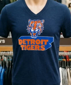 Detroit Tigers Logo Vintage Shirt