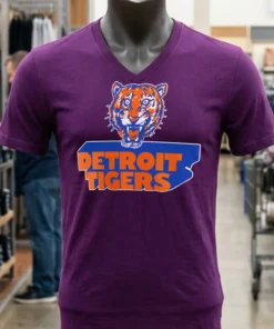 Detroit Tigers Logo Vintage Shirt