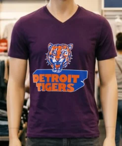 Detroit Tigers Logo Vintage Shirt