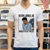 Devon Jones 26 Arrested By Police T Shirt White T Shirt 1