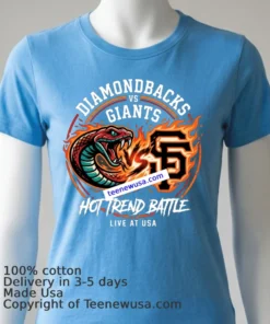 Diamondbacks Vs Giants Fan Sports T Shirt