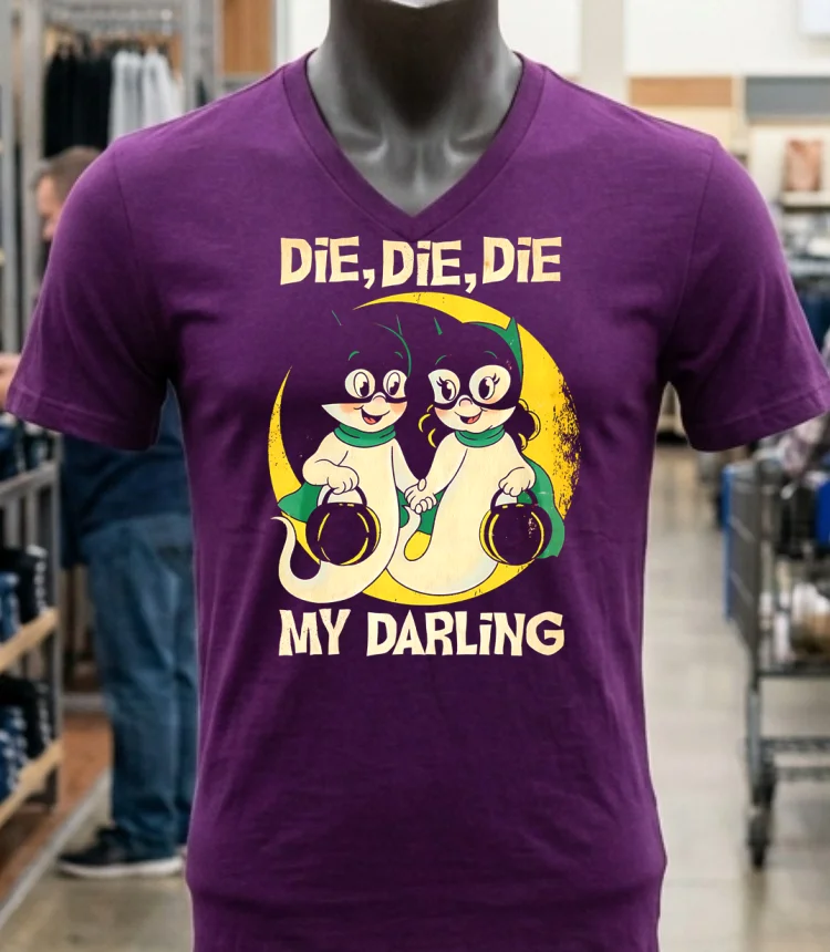 Die Die Die My Darling Halloween Shirt Purple Shirt 1