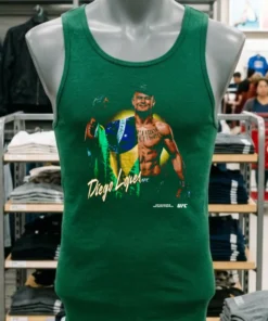 Diego Lopes Make It Happen Boxy Ufc Champion Retro Shirt Green Shirt