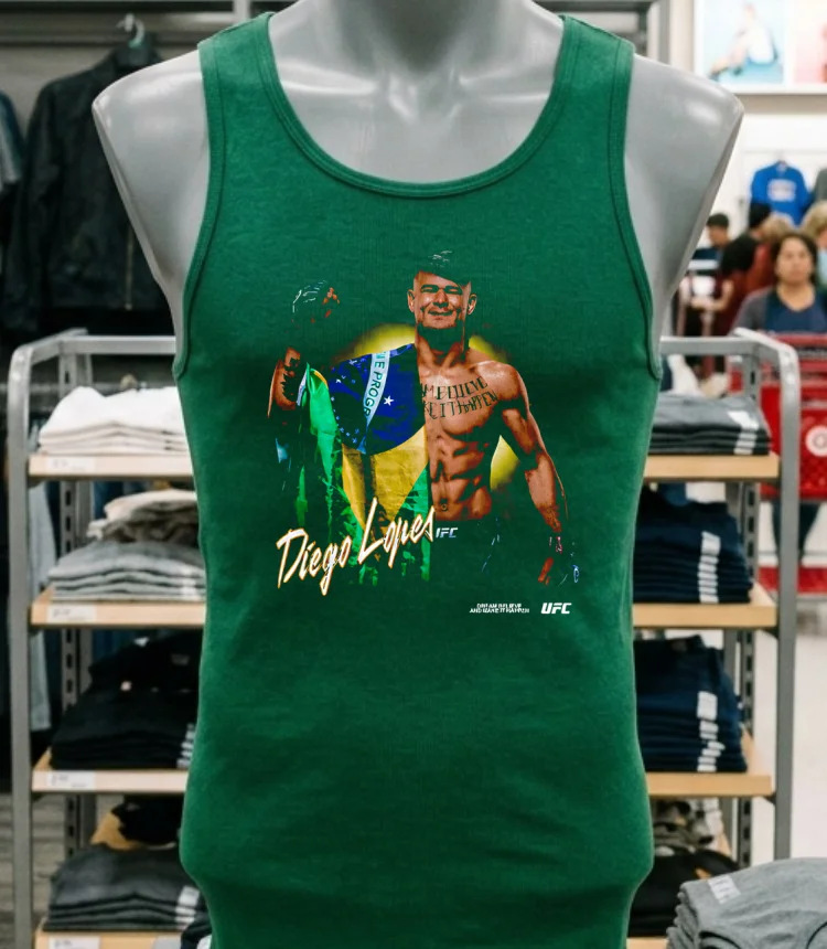 Diego Lopes Make It Happen Boxy Ufc Champion Retro Shirt - green-shirt Diego Lopes Make It Happen Boxy Ufc Champion Retro Shirt Green Shirt
