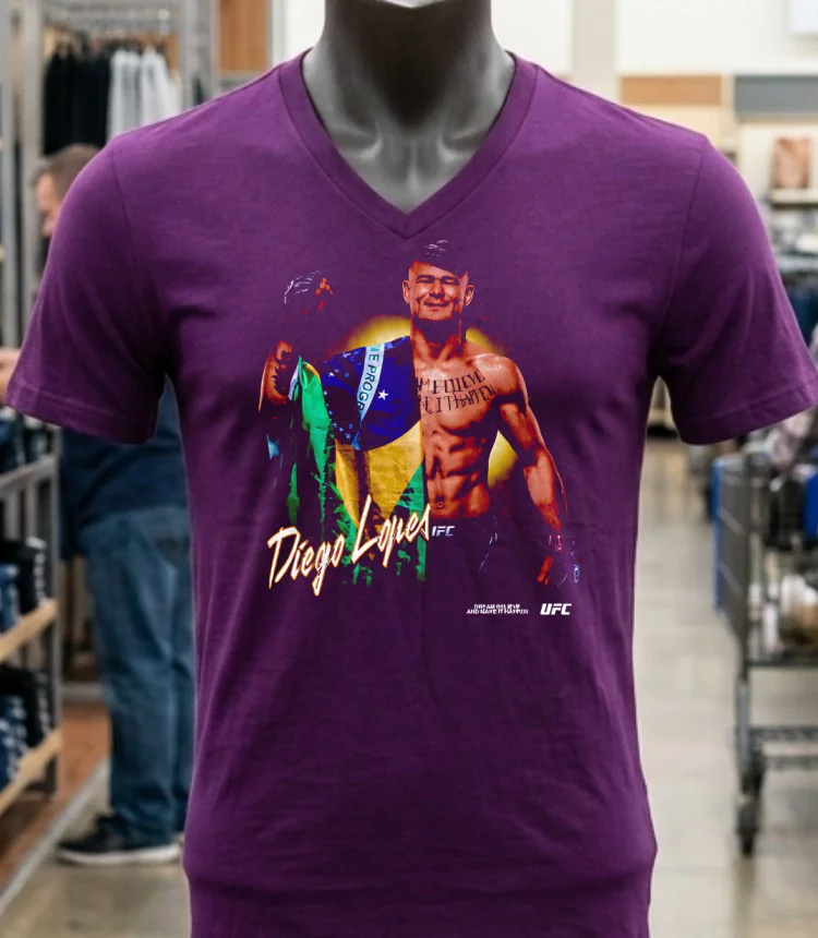 Diego Lopes Make It Happen Boxy Ufc Champion Retro Shirt - purple-shirt Diego Lopes Make It Happen Boxy Ufc Champion Retro Shirt Purple Shirt 1