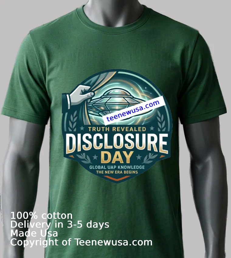 Disclosure Day T Shirt Green Shirt
