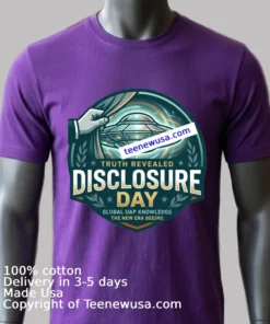 Disclosure Day T Shirt Purple Shirt