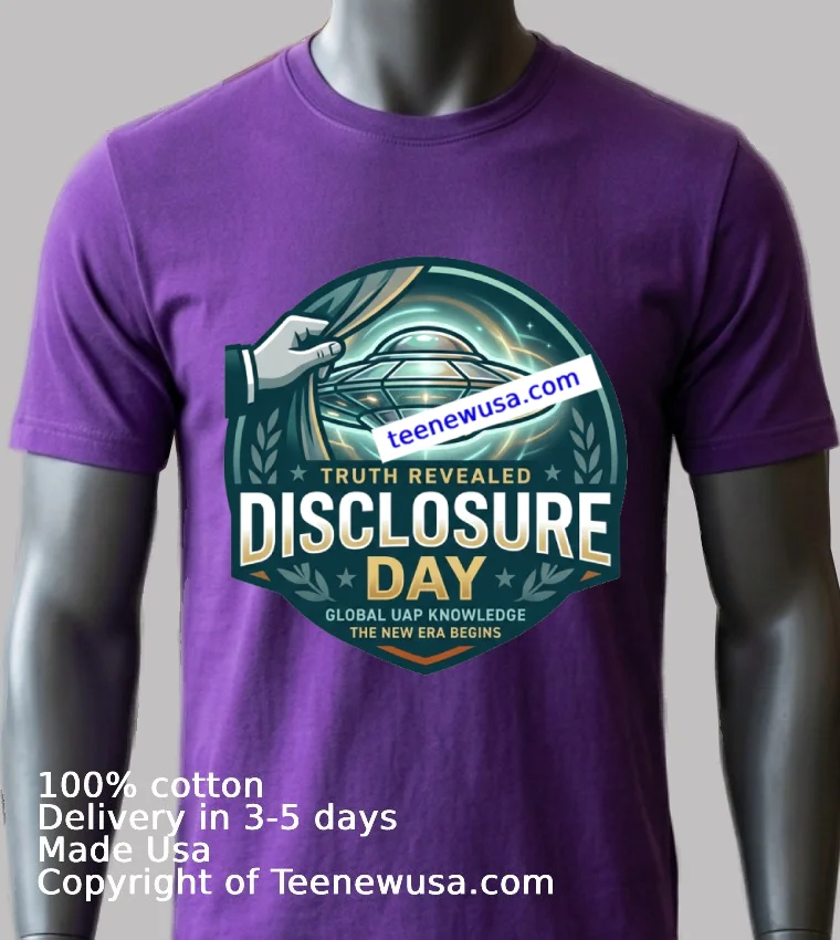 Disclosure Day T Shirt - purple-shirt Disclosure Day T Shirt Purple Shirt
