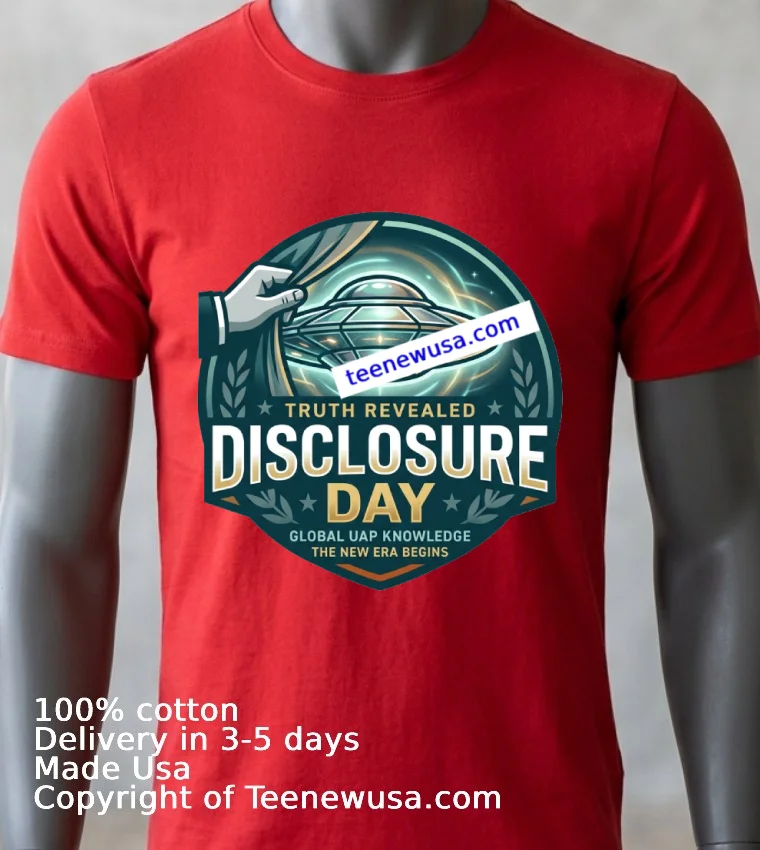 Disclosure Day T Shirt Red Shirt