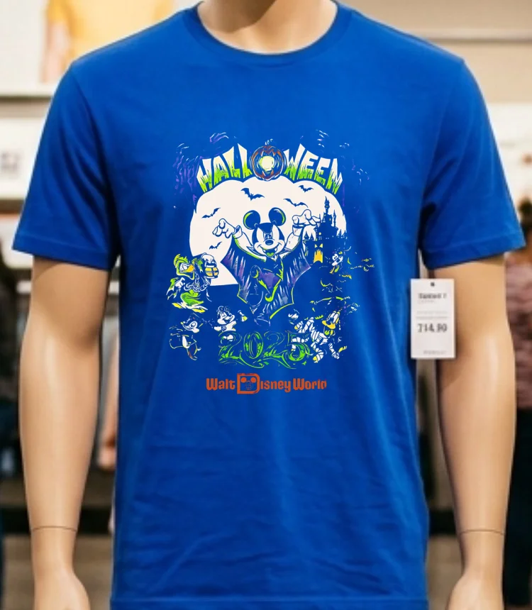 Disney Halloween 2025 Mickey And Friends Oogie Boogie Shirt - blue-shirt Disney Halloween 2025 Mickey And Friends Oogie Boogie Shirt Blue Shirt