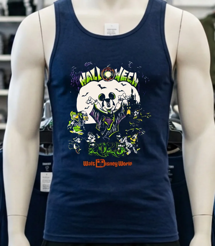 Disney Halloween 2025 Mickey And Friends Oogie Boogie Shirt Navy Shirt