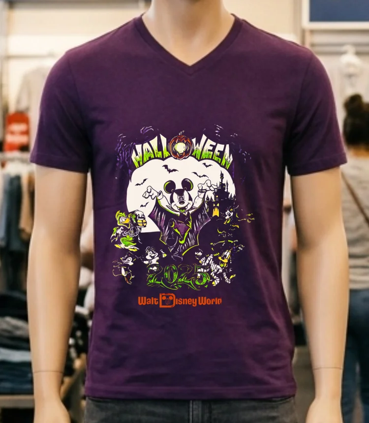 Disney Halloween 2025 Mickey And Friends Oogie Boogie Shirt Purple Shirt