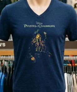 Disney Pirates Of The Caribbean Davy Jones Shirt