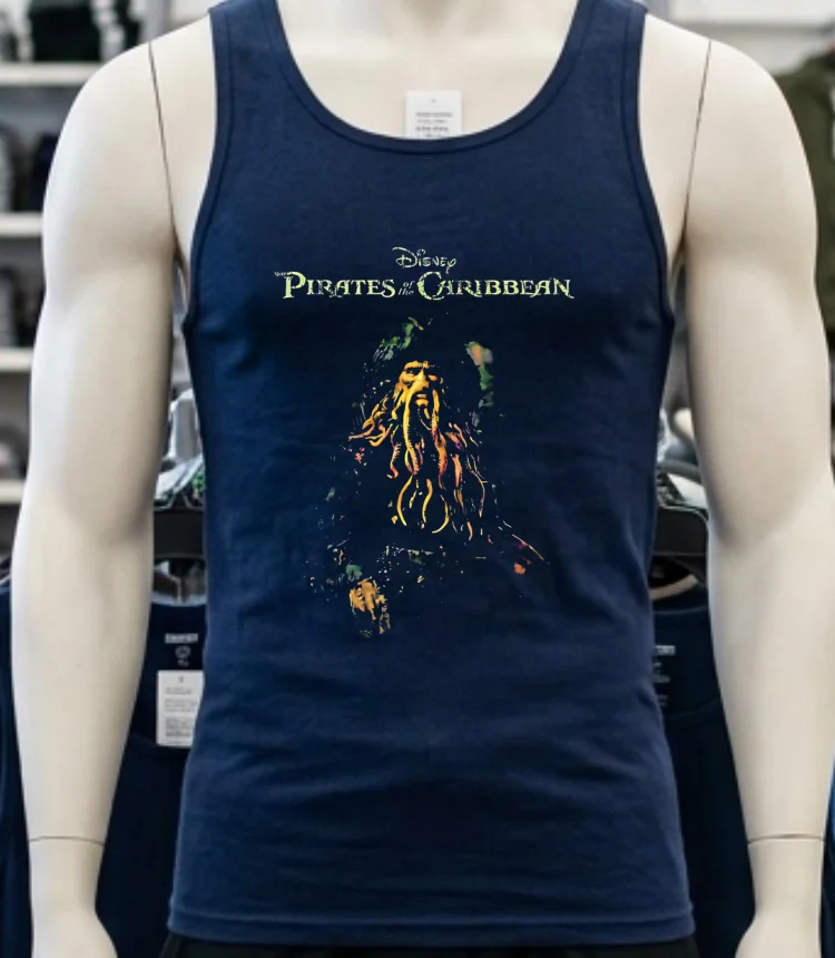 Disney Pirates Of The Caribbean Davy Jones Shirt - navy-shirt Disney Pirates Of The Caribbean Davy Jones Shirt Navy Shirt