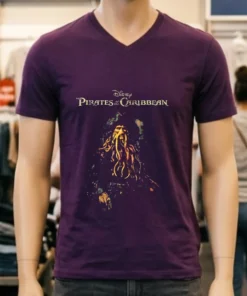 Disney Pirates Of The Caribbean Davy Jones Shirt