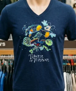 Disney Tower Of Terror Mickey And Friends Twilight Zone Shirt