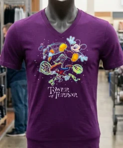 Disney Tower Of Terror Mickey And Friends Twilight Zone Shirt