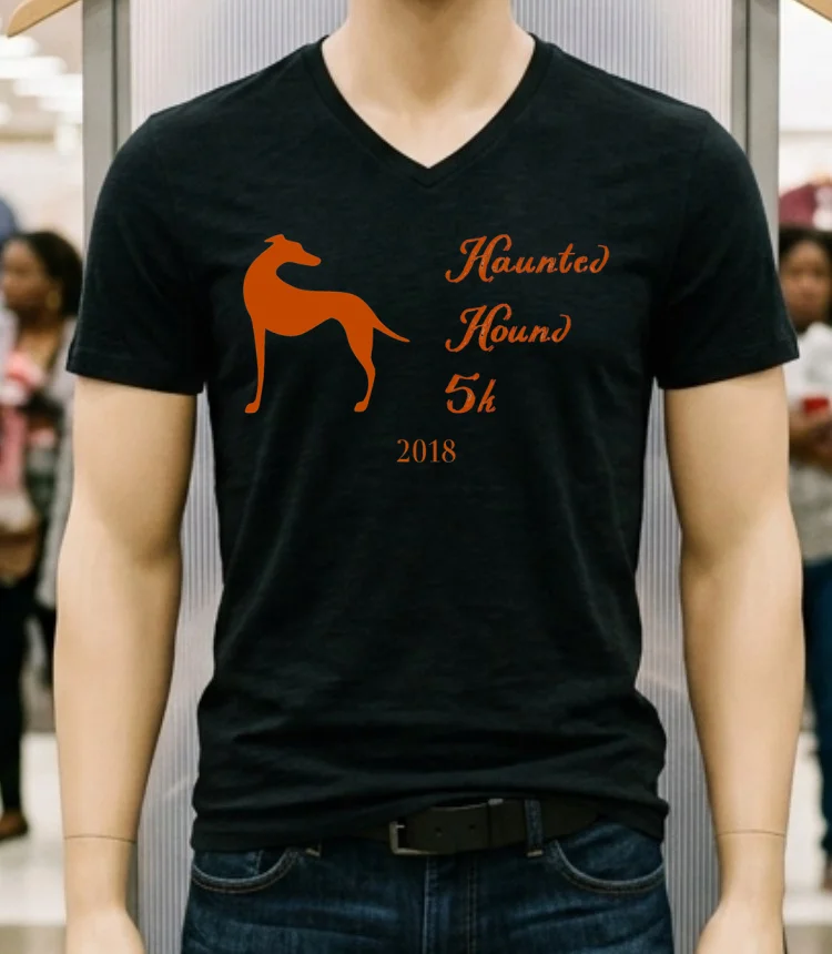 Dog Haunted Hound 5K 2018 Shirt - balck-shirt Dog Haunted Hound 5k 2018 Shirt Balck Shirt 3