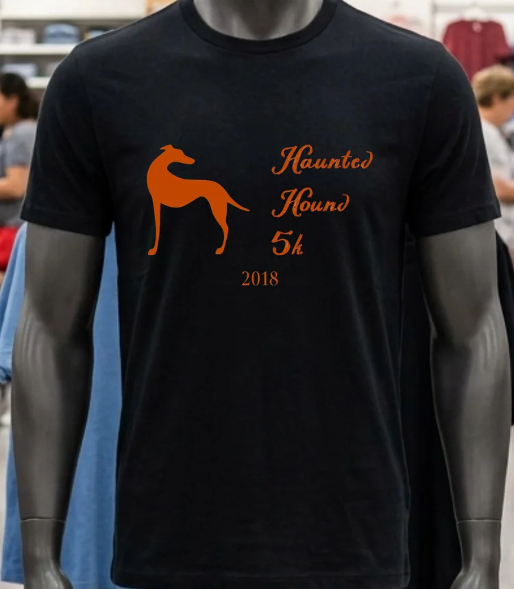 Dog Haunted Hound 5K 2018 Shirt - balck-shirt Dog Haunted Hound 5k 2018 Shirt Balck Shirt 4