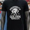 Dog Property Of A Golden Retriever Shirt Balck Shirt 4