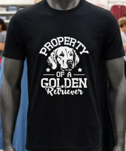Dog Property Of A Golden Retriever Shirt